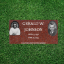 Picture of RED Granite GrassMarker Headstones 24" Long x 12" Wide x 4" Thick