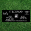 Picture of Companion Grass Level Black Granite Headstones 36" Long x 12" Wide x 4" Thick