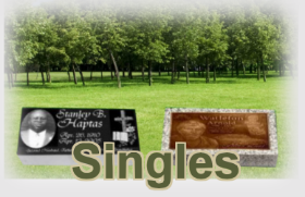 Picture for category Single Grass Level Headstones and Grave Markers