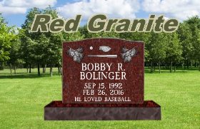 Picture for category Red Granite Headstones