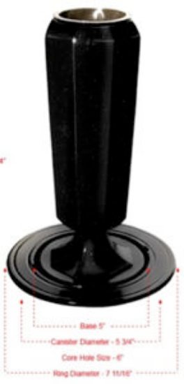 Picture of Inground Black Lawn/Flush Ground Vase