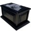 Picture of Dark Wood Urn (Companion)  